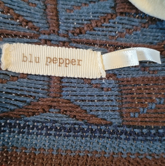 BLU PEPPER tribal cardigan sweater - Picture 5 of 5